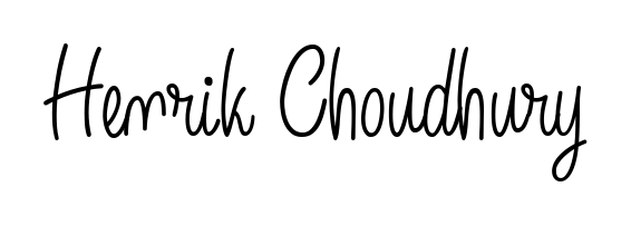 This is the best signature style for the Henrik Choudhury name. Also you like these signature font (Angelique-Rose-font-FFP). Mix name signature. Henrik Choudhury signature style 5 images and pictures png