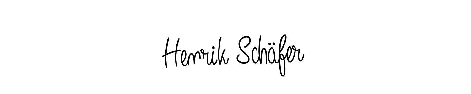 Design your own signature with our free online signature maker. With this signature software, you can create a handwritten (Angelique-Rose-font-FFP) signature for name Henrik Schäfer. Henrik Schäfer signature style 5 images and pictures png