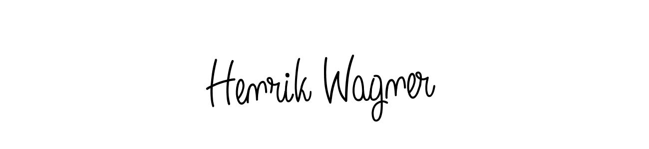 How to Draw Henrik Wagner signature style? Angelique-Rose-font-FFP is a latest design signature styles for name Henrik Wagner. Henrik Wagner signature style 5 images and pictures png