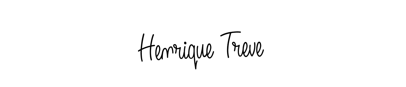 Henrique Treve stylish signature style. Best Handwritten Sign (Angelique-Rose-font-FFP) for my name. Handwritten Signature Collection Ideas for my name Henrique Treve. Henrique Treve signature style 5 images and pictures png