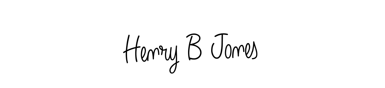 Henry B Jones stylish signature style. Best Handwritten Sign (Angelique-Rose-font-FFP) for my name. Handwritten Signature Collection Ideas for my name Henry B Jones. Henry B Jones signature style 5 images and pictures png