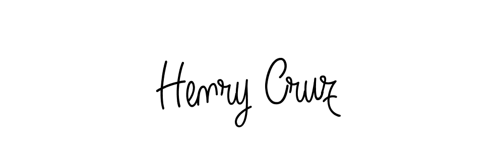 How to Draw Henry Cruz signature style? Angelique-Rose-font-FFP is a latest design signature styles for name Henry Cruz. Henry Cruz signature style 5 images and pictures png
