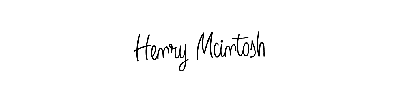 How to make Henry Mcintosh name signature. Use Angelique-Rose-font-FFP style for creating short signs online. This is the latest handwritten sign. Henry Mcintosh signature style 5 images and pictures png