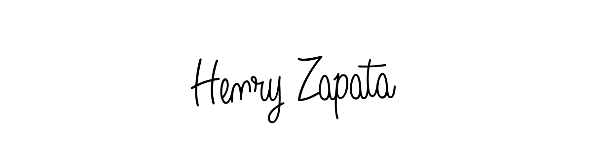 How to make Henry Zapata name signature. Use Angelique-Rose-font-FFP style for creating short signs online. This is the latest handwritten sign. Henry Zapata signature style 5 images and pictures png