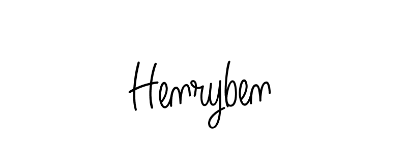 Once you've used our free online signature maker to create your best signature Angelique-Rose-font-FFP style, it's time to enjoy all of the benefits that Henryben name signing documents. Henryben signature style 5 images and pictures png