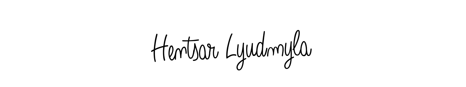 Make a beautiful signature design for name Hentsar Lyudmyla. Use this online signature maker to create a handwritten signature for free. Hentsar Lyudmyla signature style 5 images and pictures png