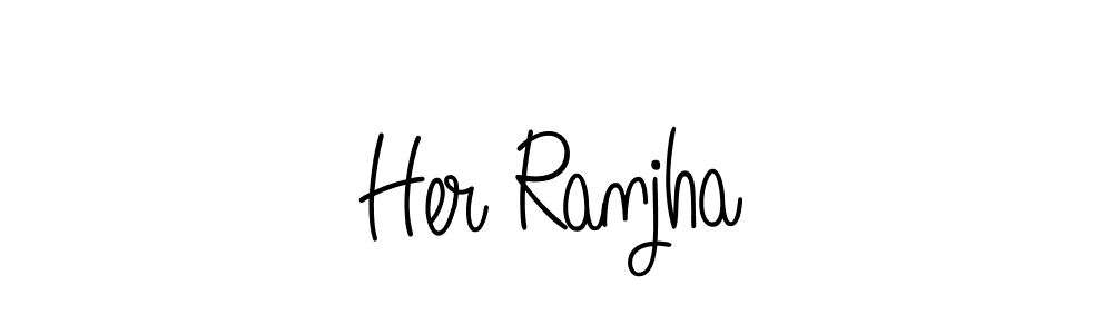 Best and Professional Signature Style for Her Ranjha. Angelique-Rose-font-FFP Best Signature Style Collection. Her Ranjha signature style 5 images and pictures png