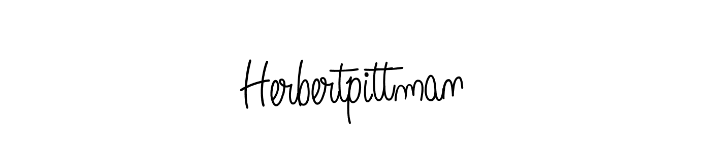 How to make Herbertpittman signature? Angelique-Rose-font-FFP is a professional autograph style. Create handwritten signature for Herbertpittman name. Herbertpittman signature style 5 images and pictures png