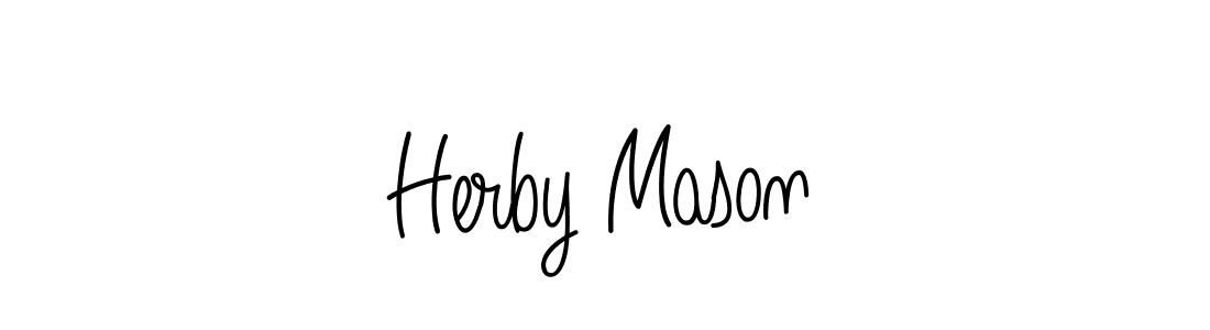 if you are searching for the best signature style for your name Herby Mason. so please give up your signature search. here we have designed multiple signature styles  using Angelique-Rose-font-FFP. Herby Mason signature style 5 images and pictures png