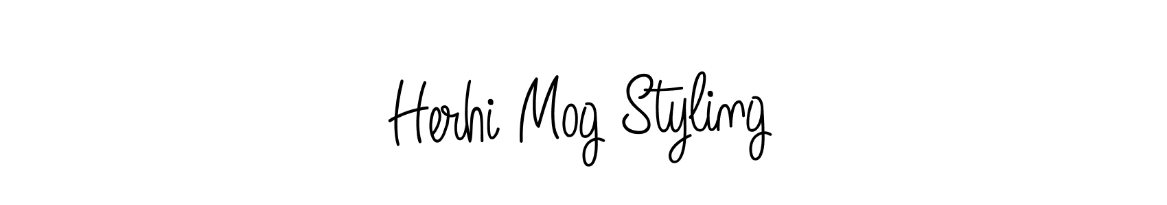 Angelique-Rose-font-FFP is a professional signature style that is perfect for those who want to add a touch of class to their signature. It is also a great choice for those who want to make their signature more unique. Get Herhi Mog Styling name to fancy signature for free. Herhi Mog Styling signature style 5 images and pictures png