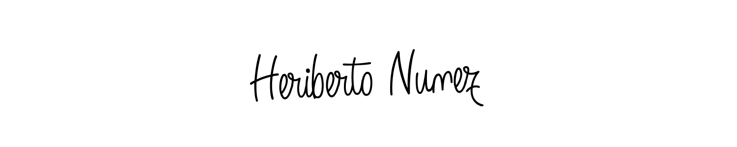 It looks lik you need a new signature style for name Heriberto Nunez. Design unique handwritten (Angelique-Rose-font-FFP) signature with our free signature maker in just a few clicks. Heriberto Nunez signature style 5 images and pictures png