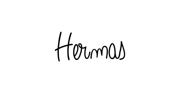 Hermas stylish signature style. Best Handwritten Sign (Angelique-Rose-font-FFP) for my name. Handwritten Signature Collection Ideas for my name Hermas. Hermas signature style 5 images and pictures png