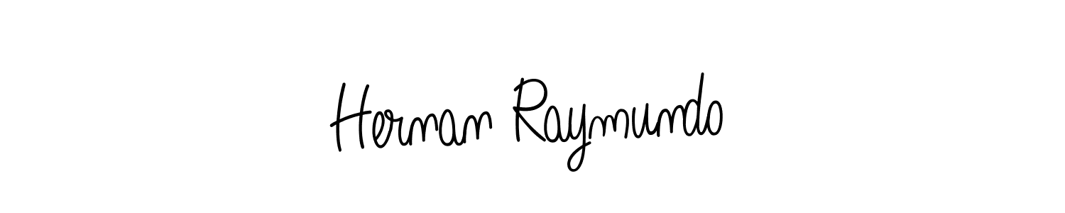 You should practise on your own different ways (Angelique-Rose-font-FFP) to write your name (Hernan Raymundo) in signature. don't let someone else do it for you. Hernan Raymundo signature style 5 images and pictures png