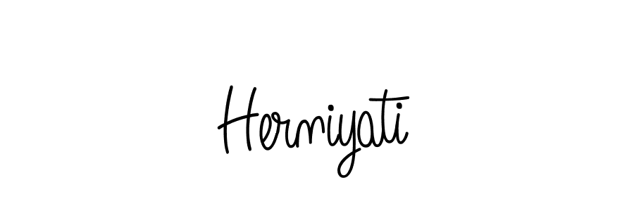 How to Draw Herniyati signature style? Angelique-Rose-font-FFP is a latest design signature styles for name Herniyati. Herniyati signature style 5 images and pictures png