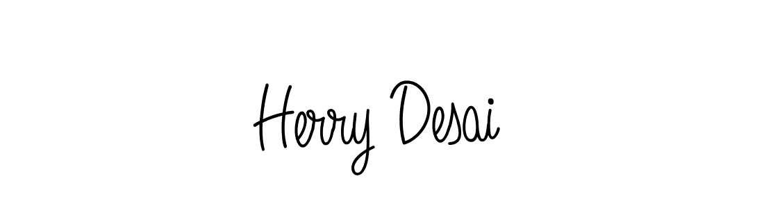 Check out images of Autograph of Herry Desai name. Actor Herry Desai Signature Style. Angelique-Rose-font-FFP is a professional sign style online. Herry Desai signature style 5 images and pictures png