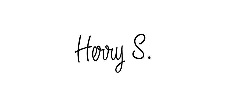 Make a short Herry S. signature style. Manage your documents anywhere anytime using Angelique-Rose-font-FFP. Create and add eSignatures, submit forms, share and send files easily. Herry S. signature style 5 images and pictures png