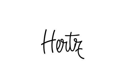 Also we have Hertz name is the best signature style. Create professional handwritten signature collection using Angelique-Rose-font-FFP autograph style. Hertz signature style 5 images and pictures png