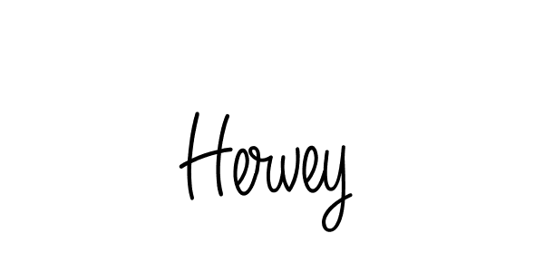 Hervey stylish signature style. Best Handwritten Sign (Angelique-Rose-font-FFP) for my name. Handwritten Signature Collection Ideas for my name Hervey. Hervey signature style 5 images and pictures png