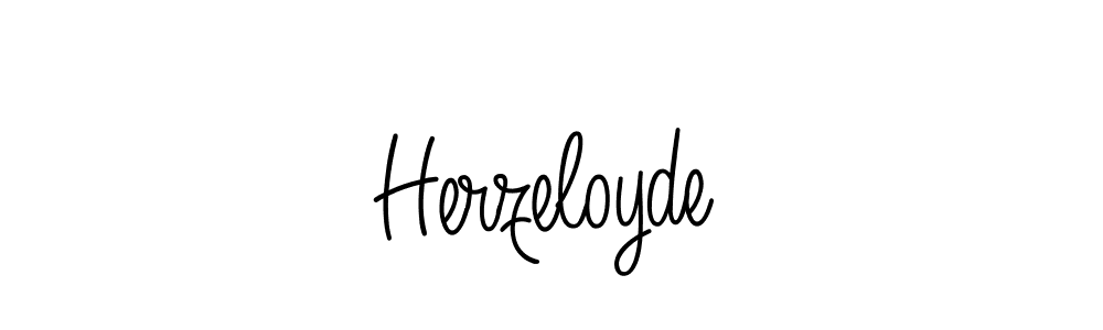 How to make Herzeloyde signature? Angelique-Rose-font-FFP is a professional autograph style. Create handwritten signature for Herzeloyde name. Herzeloyde signature style 5 images and pictures png