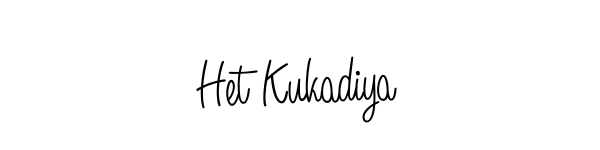 How to make Het Kukadiya signature? Angelique-Rose-font-FFP is a professional autograph style. Create handwritten signature for Het Kukadiya name. Het Kukadiya signature style 5 images and pictures png