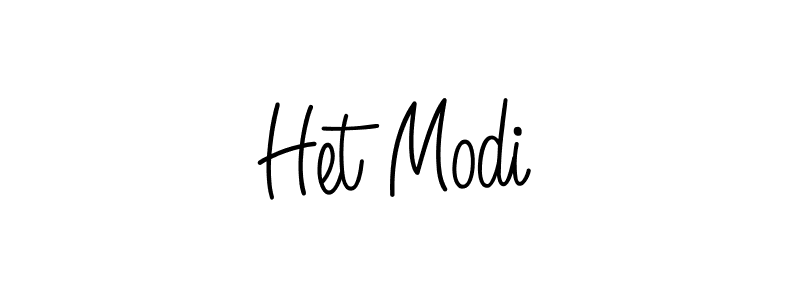 How to Draw Het Modi signature style? Angelique-Rose-font-FFP is a latest design signature styles for name Het Modi. Het Modi signature style 5 images and pictures png