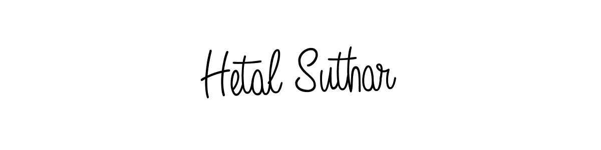The best way (Angelique-Rose-font-FFP) to make a short signature is to pick only two or three words in your name. The name Hetal Suthar include a total of six letters. For converting this name. Hetal Suthar signature style 5 images and pictures png