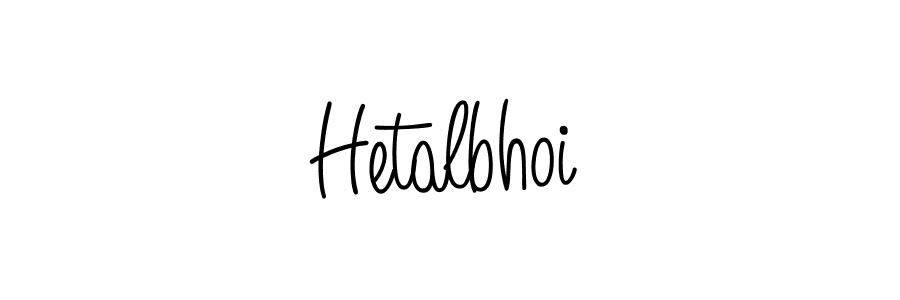 Also we have Hetalbhoi name is the best signature style. Create professional handwritten signature collection using Angelique-Rose-font-FFP autograph style. Hetalbhoi signature style 5 images and pictures png
