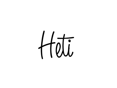 You should practise on your own different ways (Angelique-Rose-font-FFP) to write your name (Heti) in signature. don't let someone else do it for you. Heti signature style 5 images and pictures png