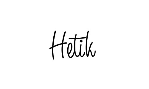 How to make Hetik signature? Angelique-Rose-font-FFP is a professional autograph style. Create handwritten signature for Hetik name. Hetik signature style 5 images and pictures png