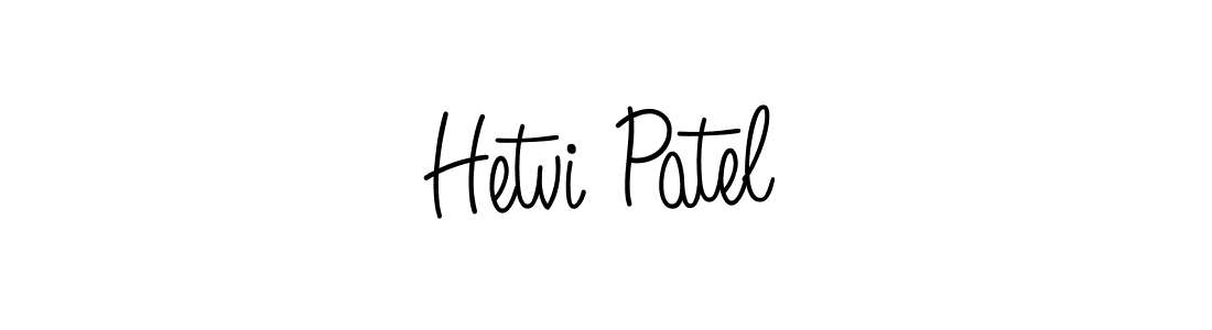 Use a signature maker to create a handwritten signature online. With this signature software, you can design (Angelique-Rose-font-FFP) your own signature for name Hetvi Patel. Hetvi Patel signature style 5 images and pictures png