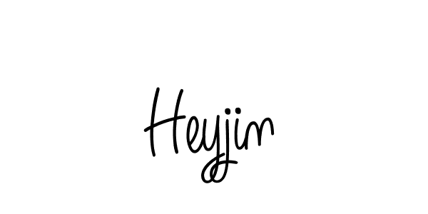How to make Heyjin signature? Angelique-Rose-font-FFP is a professional autograph style. Create handwritten signature for Heyjin name. Heyjin signature style 5 images and pictures png