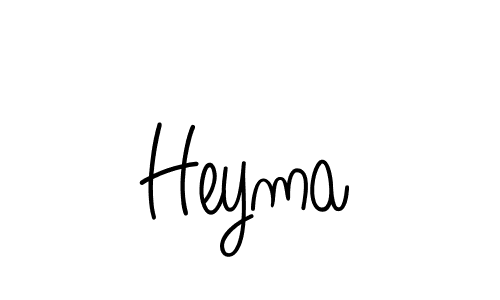 How to Draw Heyma signature style? Angelique-Rose-font-FFP is a latest design signature styles for name Heyma. Heyma signature style 5 images and pictures png