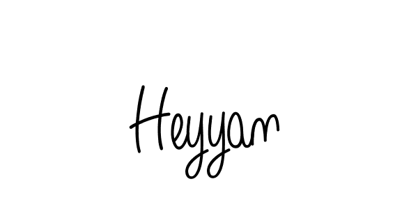 Also we have Heyyan name is the best signature style. Create professional handwritten signature collection using Angelique-Rose-font-FFP autograph style. Heyyan signature style 5 images and pictures png