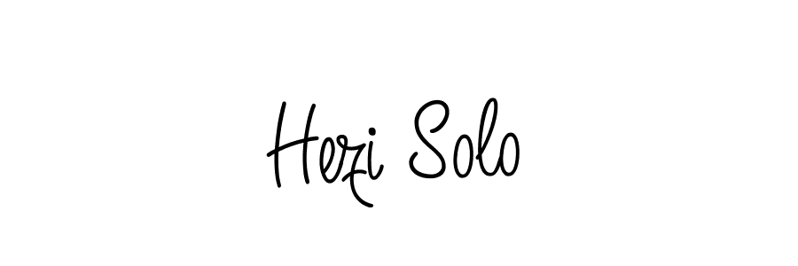 Also we have Hezi Solo name is the best signature style. Create professional handwritten signature collection using Angelique-Rose-font-FFP autograph style. Hezi Solo signature style 5 images and pictures png