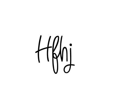 Design your own signature with our free online signature maker. With this signature software, you can create a handwritten (Angelique-Rose-font-FFP) signature for name Hfhj. Hfhj signature style 5 images and pictures png