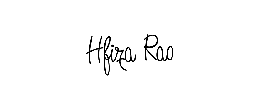 Angelique-Rose-font-FFP is a professional signature style that is perfect for those who want to add a touch of class to their signature. It is also a great choice for those who want to make their signature more unique. Get Hfiza Rao name to fancy signature for free. Hfiza Rao signature style 5 images and pictures png