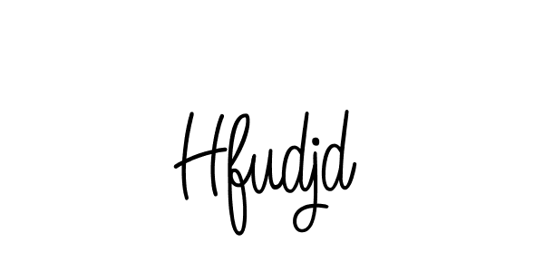 Make a beautiful signature design for name Hfudjd. With this signature (Angelique-Rose-font-FFP) style, you can create a handwritten signature for free. Hfudjd signature style 5 images and pictures png