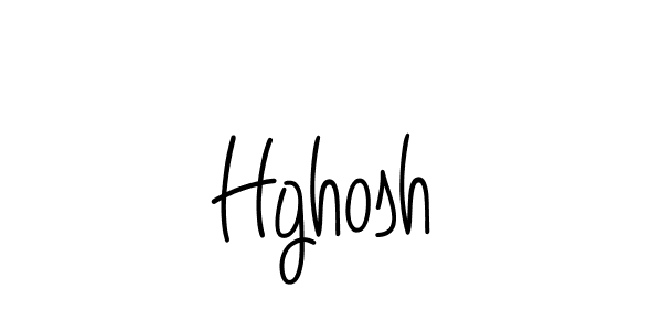 Also we have Hghosh name is the best signature style. Create professional handwritten signature collection using Angelique-Rose-font-FFP autograph style. Hghosh signature style 5 images and pictures png