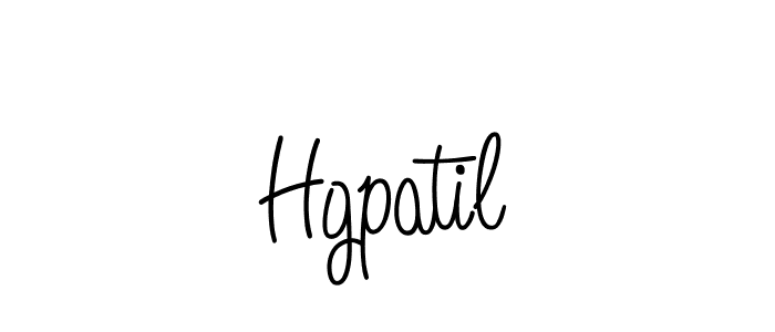 How to make Hgpatil name signature. Use Angelique-Rose-font-FFP style for creating short signs online. This is the latest handwritten sign. Hgpatil signature style 5 images and pictures png