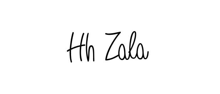 How to make Hh Zala signature? Angelique-Rose-font-FFP is a professional autograph style. Create handwritten signature for Hh Zala name. Hh Zala signature style 5 images and pictures png