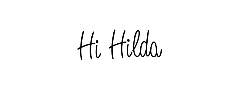 How to Draw Hi Hilda signature style? Angelique-Rose-font-FFP is a latest design signature styles for name Hi Hilda. Hi Hilda signature style 5 images and pictures png