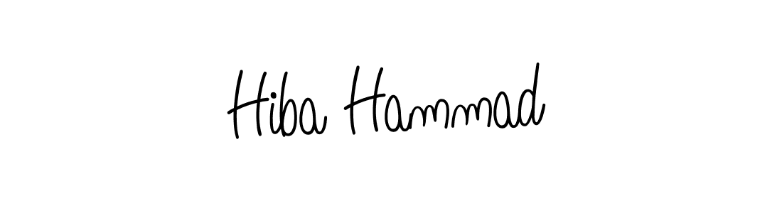 Once you've used our free online signature maker to create your best signature Angelique-Rose-font-FFP style, it's time to enjoy all of the benefits that Hiba Hammad name signing documents. Hiba Hammad signature style 5 images and pictures png