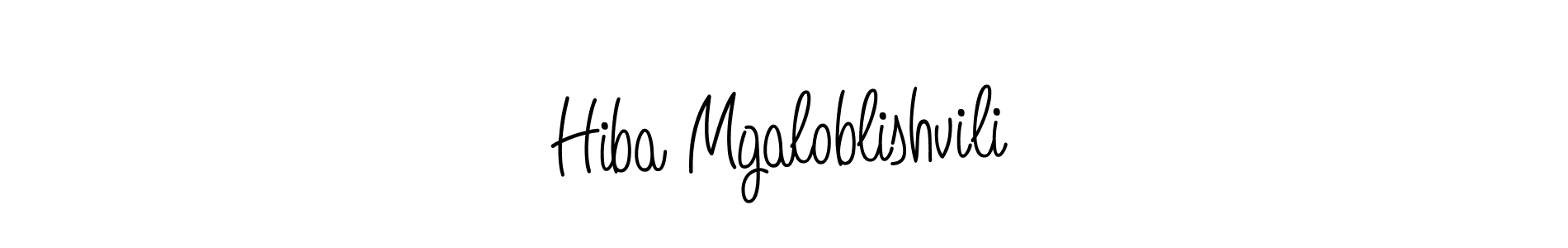 This is the best signature style for the Hiba Mgaloblishvili name. Also you like these signature font (Angelique-Rose-font-FFP). Mix name signature. Hiba Mgaloblishvili signature style 5 images and pictures png