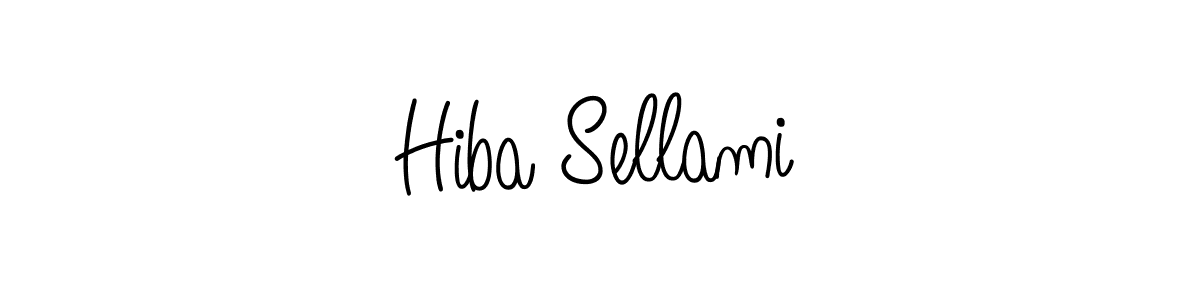 How to make Hiba Sellami signature? Angelique-Rose-font-FFP is a professional autograph style. Create handwritten signature for Hiba Sellami name. Hiba Sellami signature style 5 images and pictures png