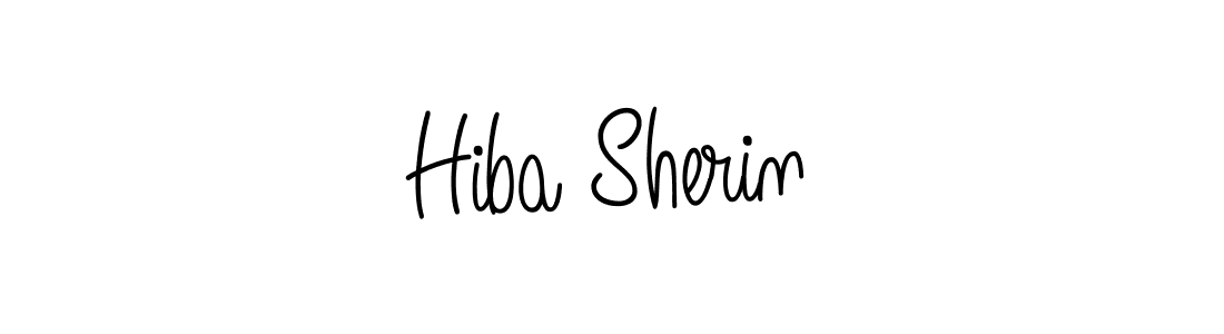 Make a beautiful signature design for name Hiba Sherin. With this signature (Angelique-Rose-font-FFP) style, you can create a handwritten signature for free. Hiba Sherin signature style 5 images and pictures png