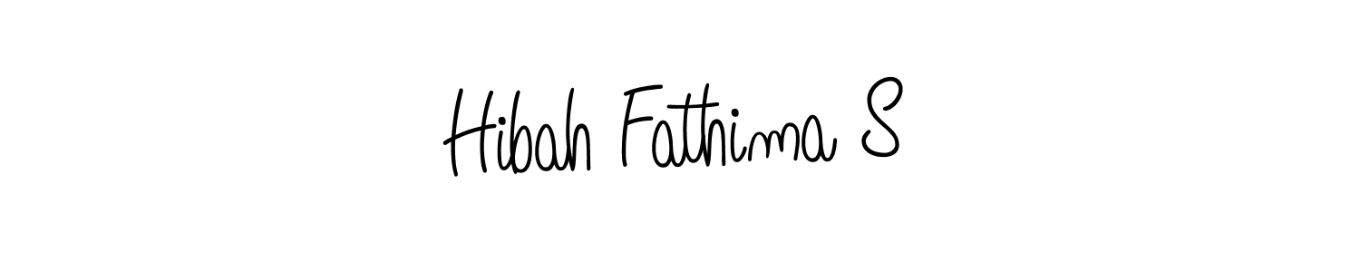 It looks lik you need a new signature style for name Hibah Fathima S. Design unique handwritten (Angelique-Rose-font-FFP) signature with our free signature maker in just a few clicks. Hibah Fathima S signature style 5 images and pictures png