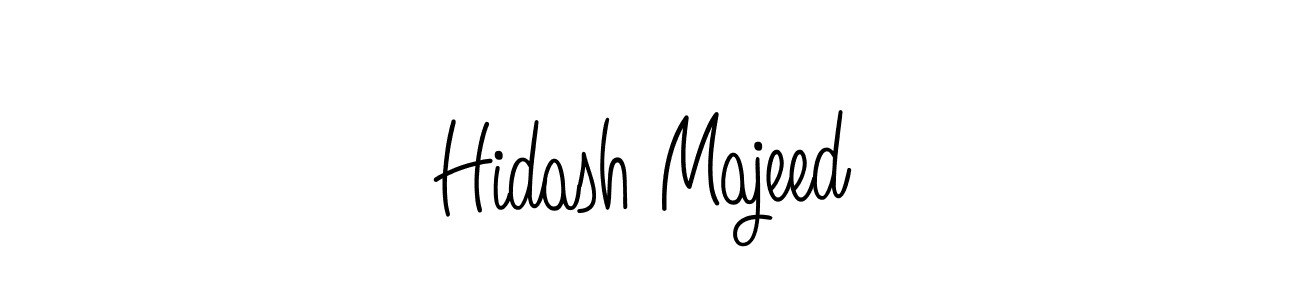 Make a beautiful signature design for name Hidash Majeed. With this signature (Angelique-Rose-font-FFP) style, you can create a handwritten signature for free. Hidash Majeed signature style 5 images and pictures png