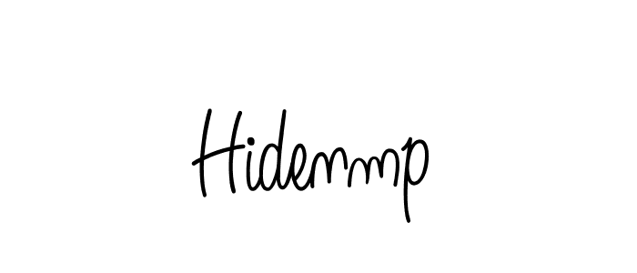 Make a beautiful signature design for name Hidenmp. Use this online signature maker to create a handwritten signature for free. Hidenmp signature style 5 images and pictures png