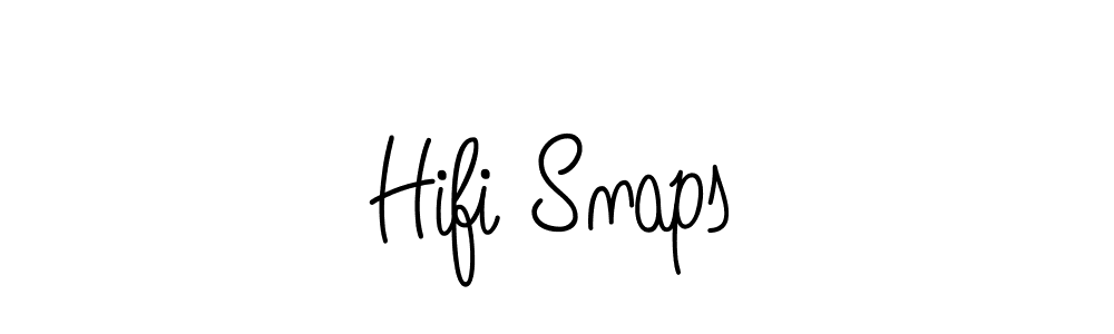 You should practise on your own different ways (Angelique-Rose-font-FFP) to write your name (Hifi Snaps) in signature. don't let someone else do it for you. Hifi Snaps signature style 5 images and pictures png