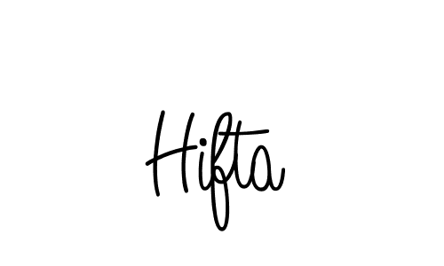 Hifta stylish signature style. Best Handwritten Sign (Angelique-Rose-font-FFP) for my name. Handwritten Signature Collection Ideas for my name Hifta. Hifta signature style 5 images and pictures png